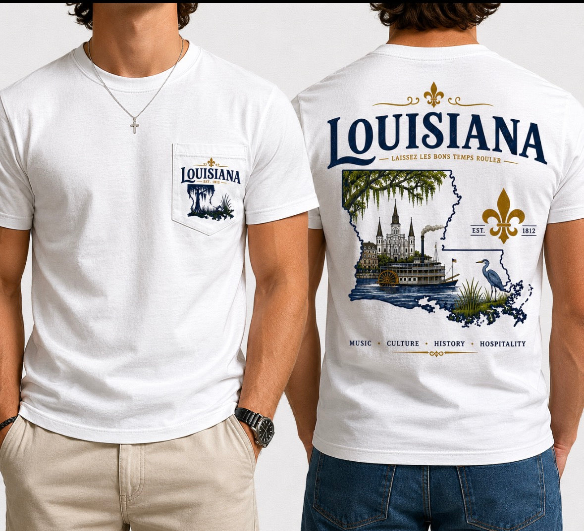 Louisiana Fleur-de-Lis T-Shirt